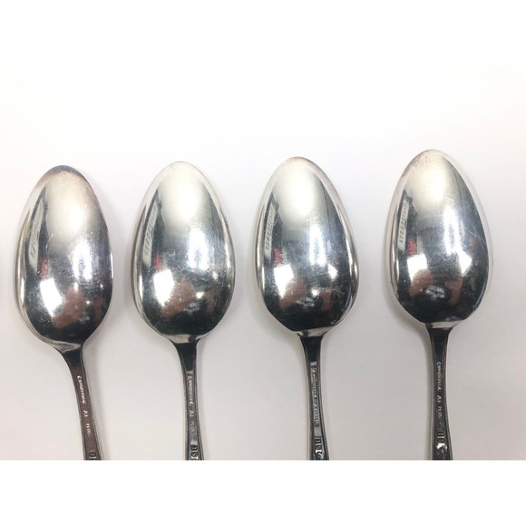 Vintage Wm Rogers A1 Plus IS 8 Spoons 7.5" EUC - Picture 9 of 12